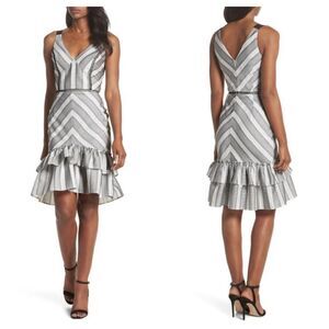 Adelyn Rae Lucille Sleeveless Ruffle Dress Size XS